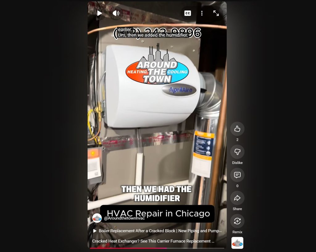 Replacing a Cracked Furnace Heat Exchanger with a New Carrier System