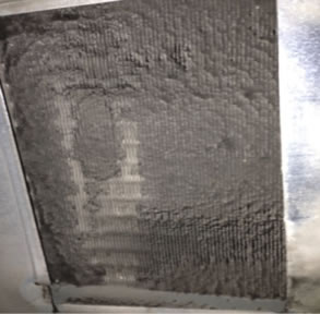 Clogged Furnace Secondary Coil